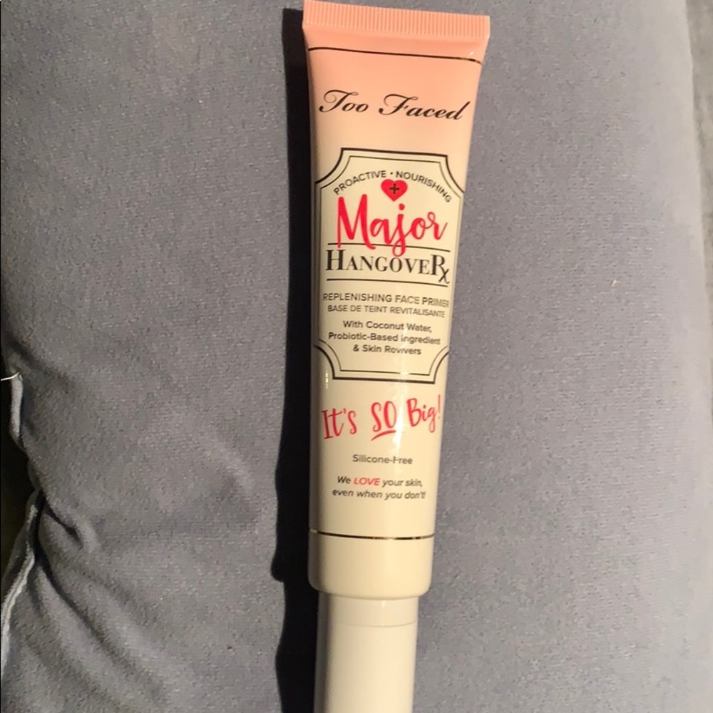 Too Faced “Major Hangover” Primer (HUGE bottle)